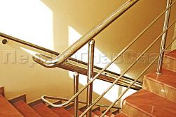 Ограждения из нержавеющей стали с тремя ригелями в Екатеринбурге. Готовые проекты ПерилаГлавСнаб - фото 15