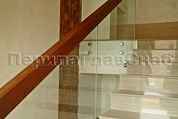 Цельностеклянные ограждения на несущем стекле в Екатеринбурге. Готовые проекты ПерилаГлавСнаб - фото 24