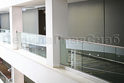 Цельностеклянные ограждения на несущем стекле в Екатеринбурге. Готовые проекты ПерилаГлавСнаб - фото 25