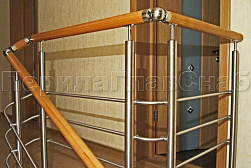 Ограждения из нержавеющей стали с тремя ригелями в Екатеринбурге. Готовые проекты ПерилаГлавСнаб - фото 11