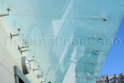 Стеклянные козырьки на вантах в Екатеринбурге. Готовые проекты ПерилаГлавСнаб - фото 28