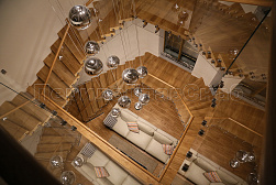 Стеклянные перила для винтовых лестниц в Екатеринбурге. Готовые проекты ПерилаГлавСнаб - фото 3