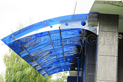 Консольные козырьки и навесы в Екатеринбурге. Готовые проекты ПерилаГлавСнаб - фото 3