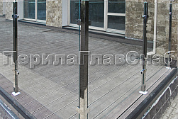Перила и ограждения для террас в Екатеринбурге. Готовые проекты ПерилаГлавСнаб - фото 21