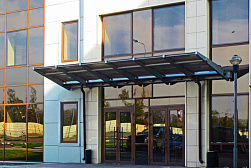 Консольные козырьки и навесы в Екатеринбурге. Готовые проекты ПерилаГлавСнаб - фото 11