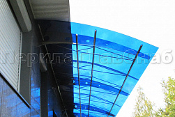 Консольные козырьки и навесы в Екатеринбурге. Готовые проекты ПерилаГлавСнаб - фото 2