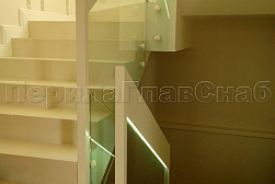 Цельностеклянные ограждения на несущем стекле в Екатеринбурге. Готовые проекты ПерилаГлавСнаб - фото 30