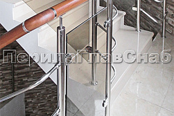 Перила и ограждения из нержавейки и дерева в Екатеринбурге. Готовые проекты ПерилаГлавСнаб - фото 29 Перила и ограждения из нержавейки и дерева в Екатеринбурге. Готовые проекты ПерилаГлавСнаб - фото 29