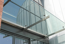 Консольные козырьки и навесы в Екатеринбурге. Готовые проекты ПерилаГлавСнаб - фото 9