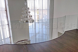 Стеклянные перила для атриумов в Екатеринбурге. Готовые проекты ПерилаГлавСнаб - фото 2