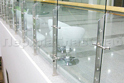 Стеклянные перила для атриумов в Екатеринбурге. Готовые проекты ПерилаГлавСнаб - фото 17