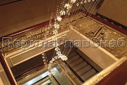 Латунные перила под золото в Екатеринбурге. Готовые проекты ПерилаГлавСнаб - фото 15