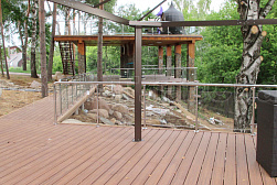 Ограждения из нержавейки со стеклом в Екатеринбурге. Готовые проекты ПерилаГлавСнаб - фото 25