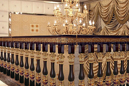 Латунные перила под золото в Екатеринбурге. Готовые проекты ПерилаГлавСнаб - фото 8